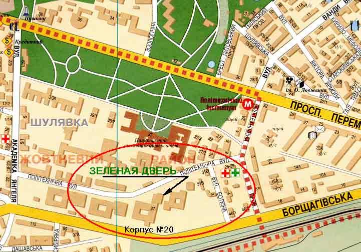 Карта политехническая метро